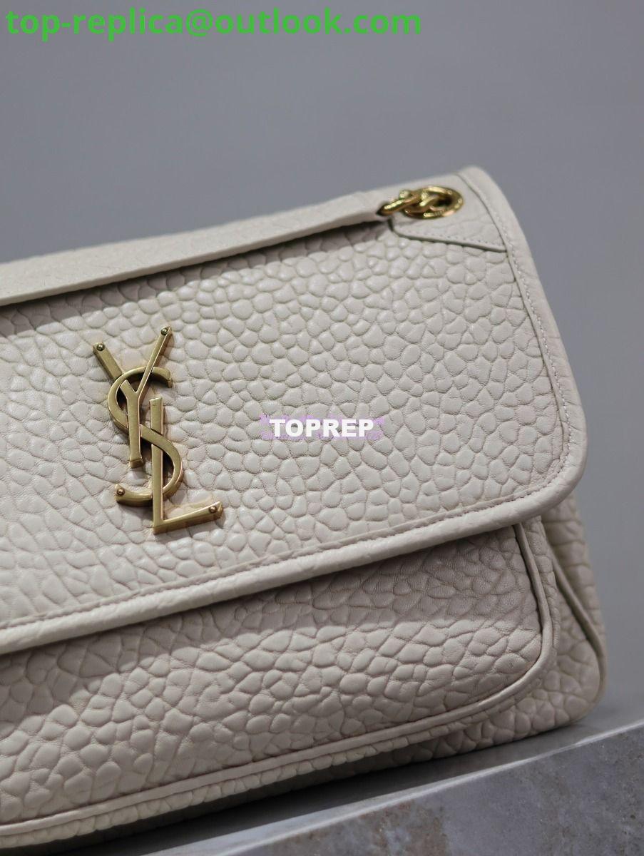 Replica Saint Laurent YSL Niki Bags in Grained Lambskin, Bronze-Toned Hardware 633179 white 33 Replica Saint Laurent YSL Niki Bags in Grained Lambskin, Bronze-Toned Hardware 633179 white 33