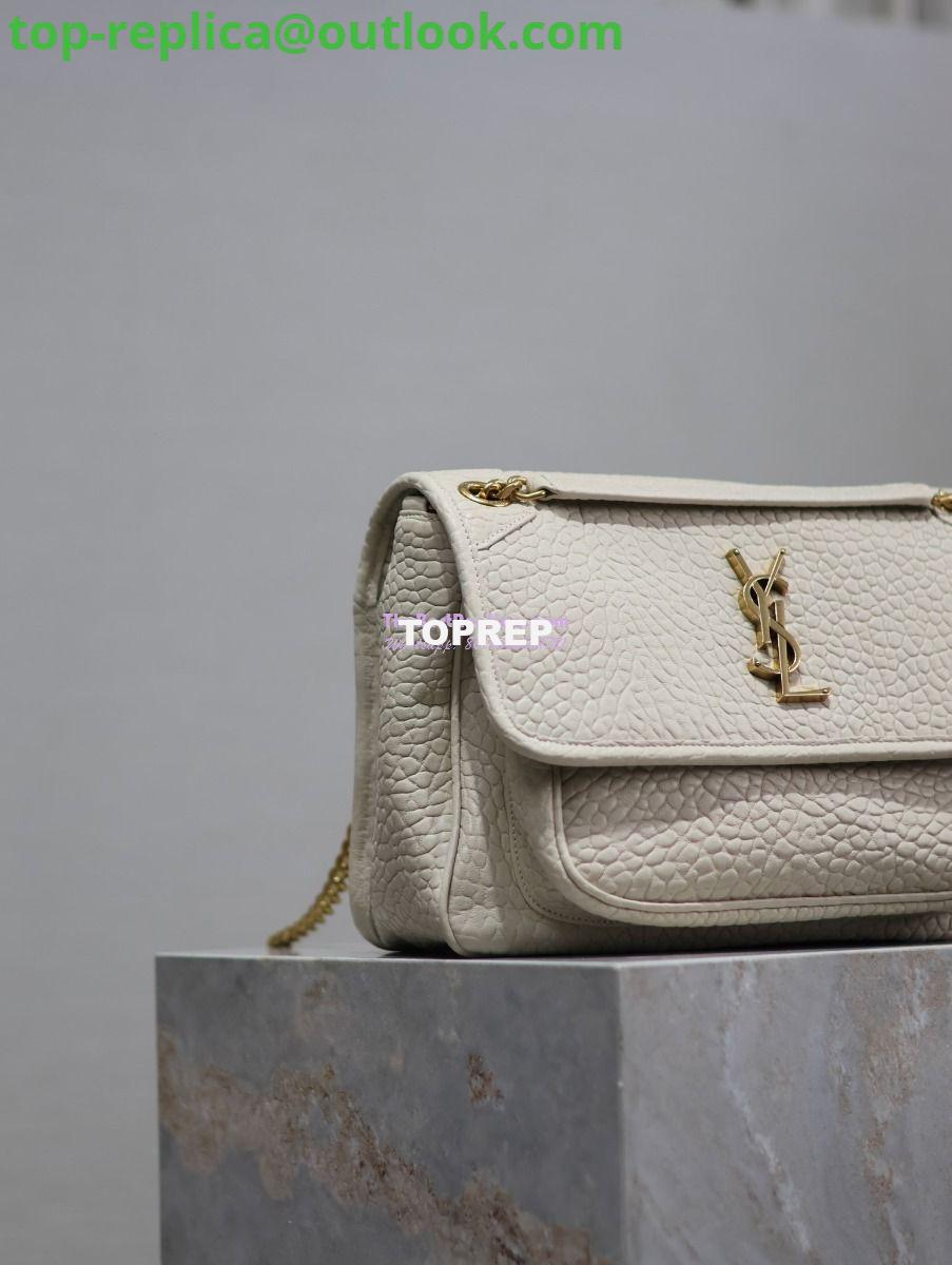 Replica Saint Laurent YSL Niki Bags in Grained Lambskin, Bronze-Toned Hardware 633179 white 35 Replica Saint Laurent YSL Niki Bags in Grained Lambskin, Bronze-Toned Hardware 633179 white 35