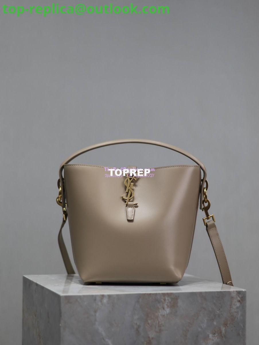 Replica YSL Saint Laurent Small Le 37 in Shiny Leather 7490362 Light Beige Replica YSL Saint Laurent Small Le 37 in Shiny Leather 7490362 Light Beige