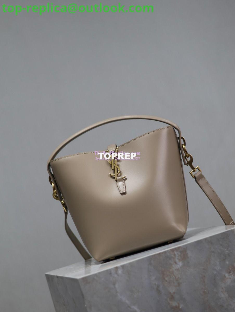 Replica YSL Saint Laurent Small Le 37 in Shiny Leather 7490362 Light Beige 2 Replica YSL Saint Laurent Small Le 37 in Shiny Leather 7490362 Light Beige 2