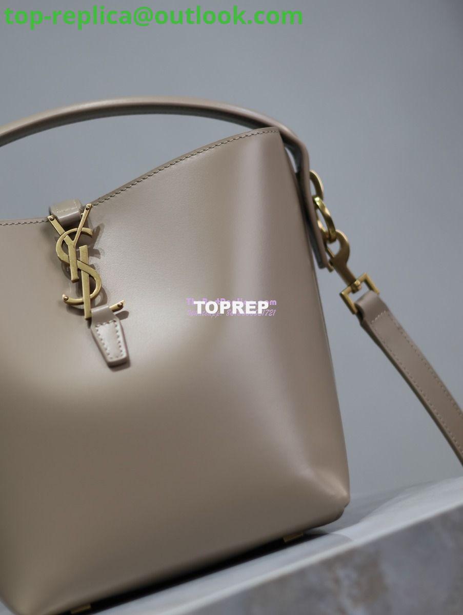 Replica YSL Saint Laurent Small Le 37 in Shiny Leather 7490362 Light Beige 4 Replica YSL Saint Laurent Small Le 37 in Shiny Leather 7490362 Light Beige 4