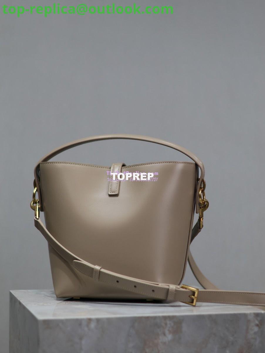 Replica YSL Saint Laurent Small Le 37 in Shiny Leather 7490362 Light Beige 7 Replica YSL Saint Laurent Small Le 37 in Shiny Leather 7490362 Light Beige 7