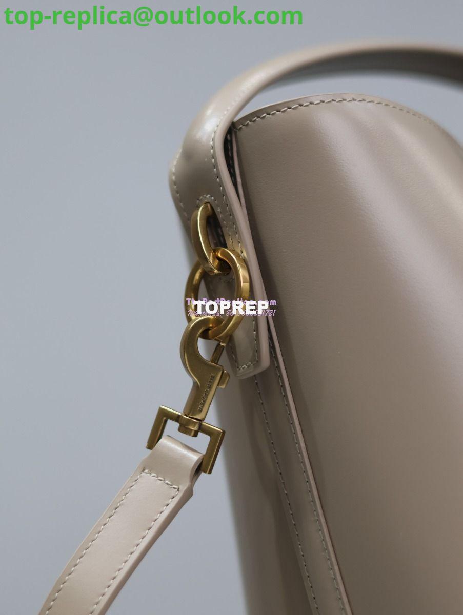 Replica YSL Saint Laurent Small Le 37 in Shiny Leather 7490362 Light Beige 8 Replica YSL Saint Laurent Small Le 37 in Shiny Leather 7490362 Light Beige 8