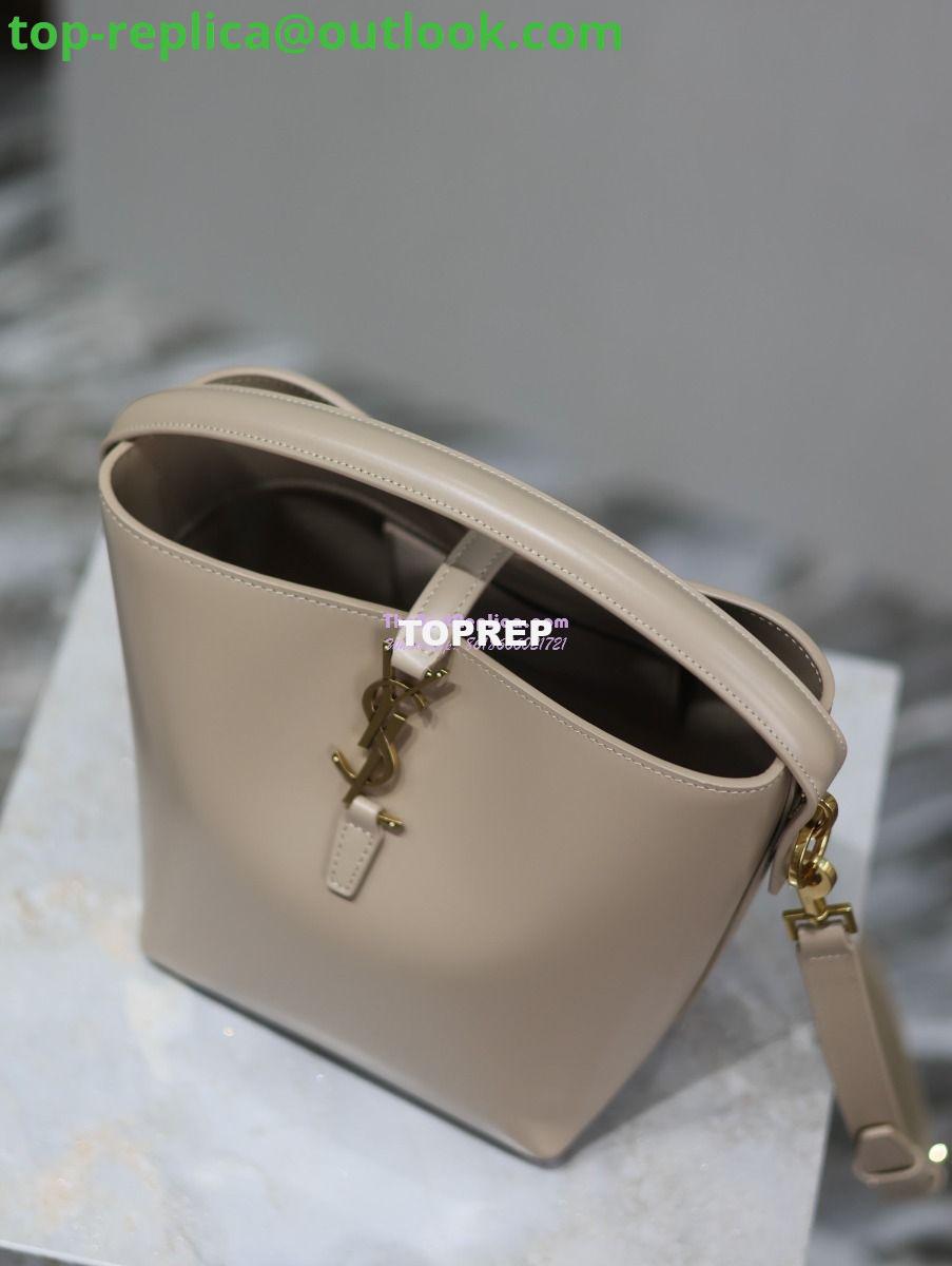 Replica YSL Saint Laurent Small Le 37 in Shiny Leather 7490362 Light Beige 11 Replica YSL Saint Laurent Small Le 37 in Shiny Leather 7490362 Light Beige 11