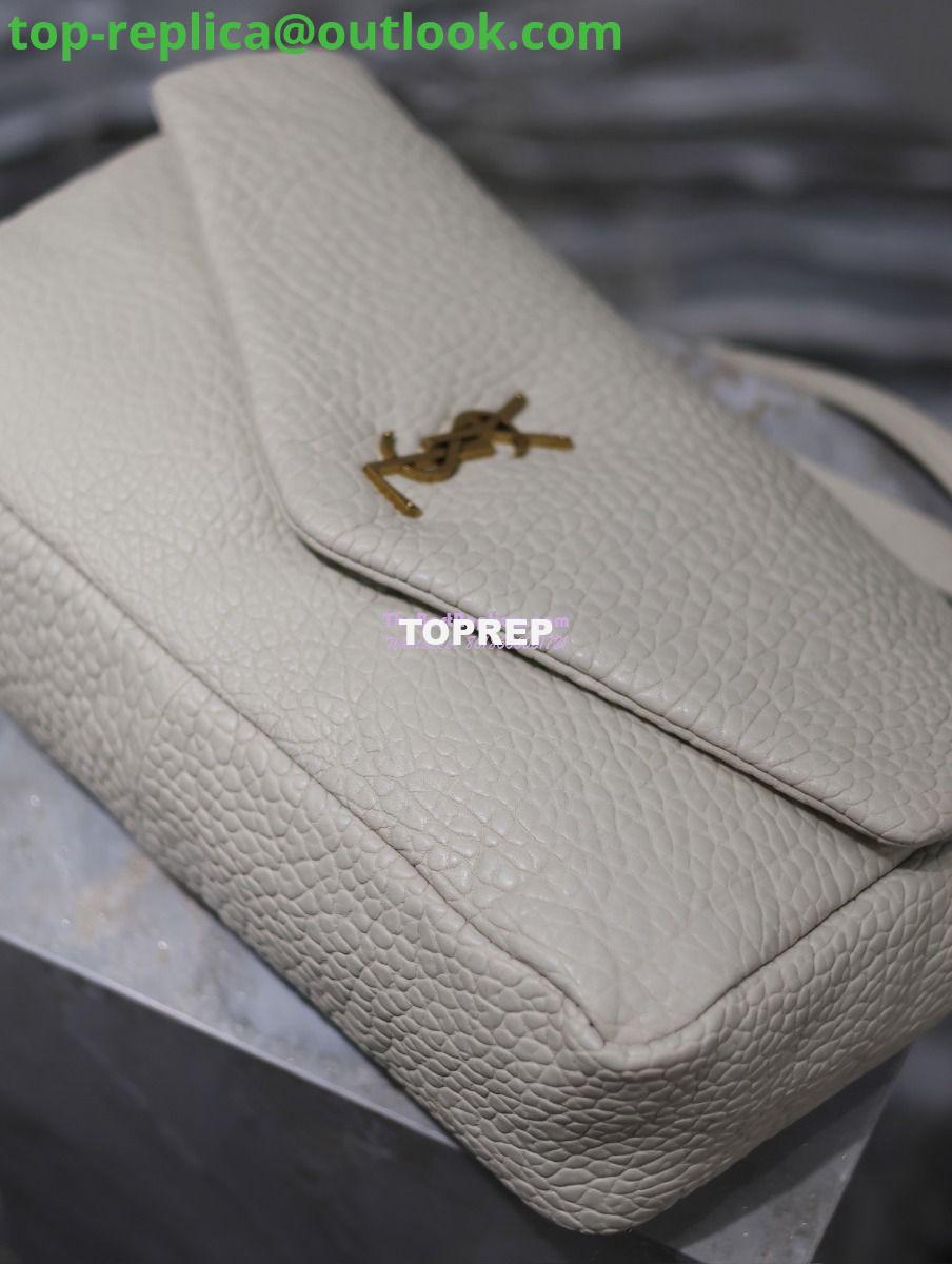 Replica Saint Laurent YSL Large Calypso In Grained Lambskin 777399 white 7 Replica Saint Laurent YSL Large Calypso In Grained Lambskin 777399 white 7