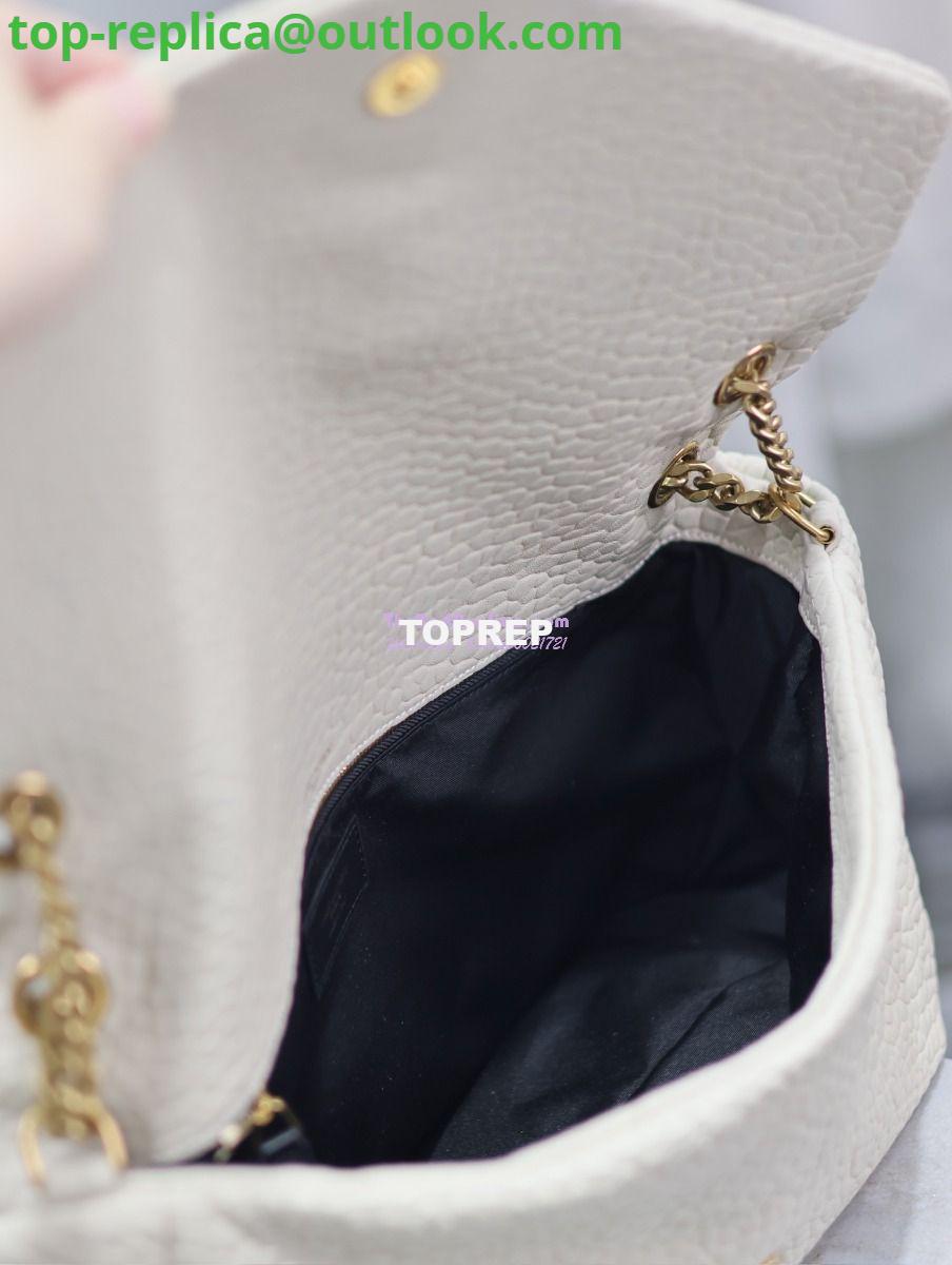Replica Saint Laurent YSL Large Calypso In Grained Lambskin 777399 white 9 Replica Saint Laurent YSL Large Calypso In Grained Lambskin 777399 white 9