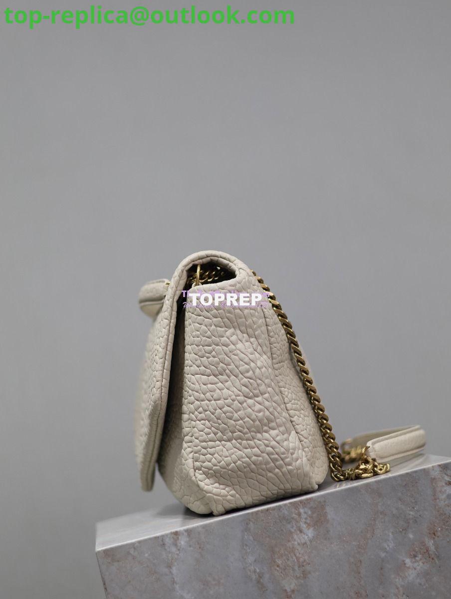 Replica Saint Laurent YSL Large Calypso In Grained Lambskin 777399 white 11 Replica Saint Laurent YSL Large Calypso In Grained Lambskin 777399 white 11