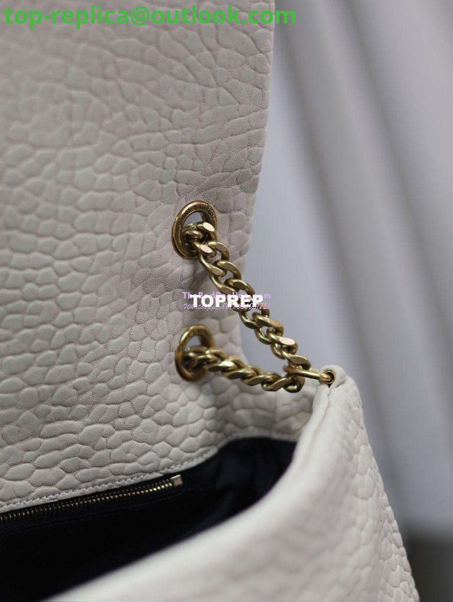 Replica Saint Laurent YSL Large Calypso In Grained Lambskin 777399 white 12 Replica Saint Laurent YSL Large Calypso In Grained Lambskin 777399 white 12