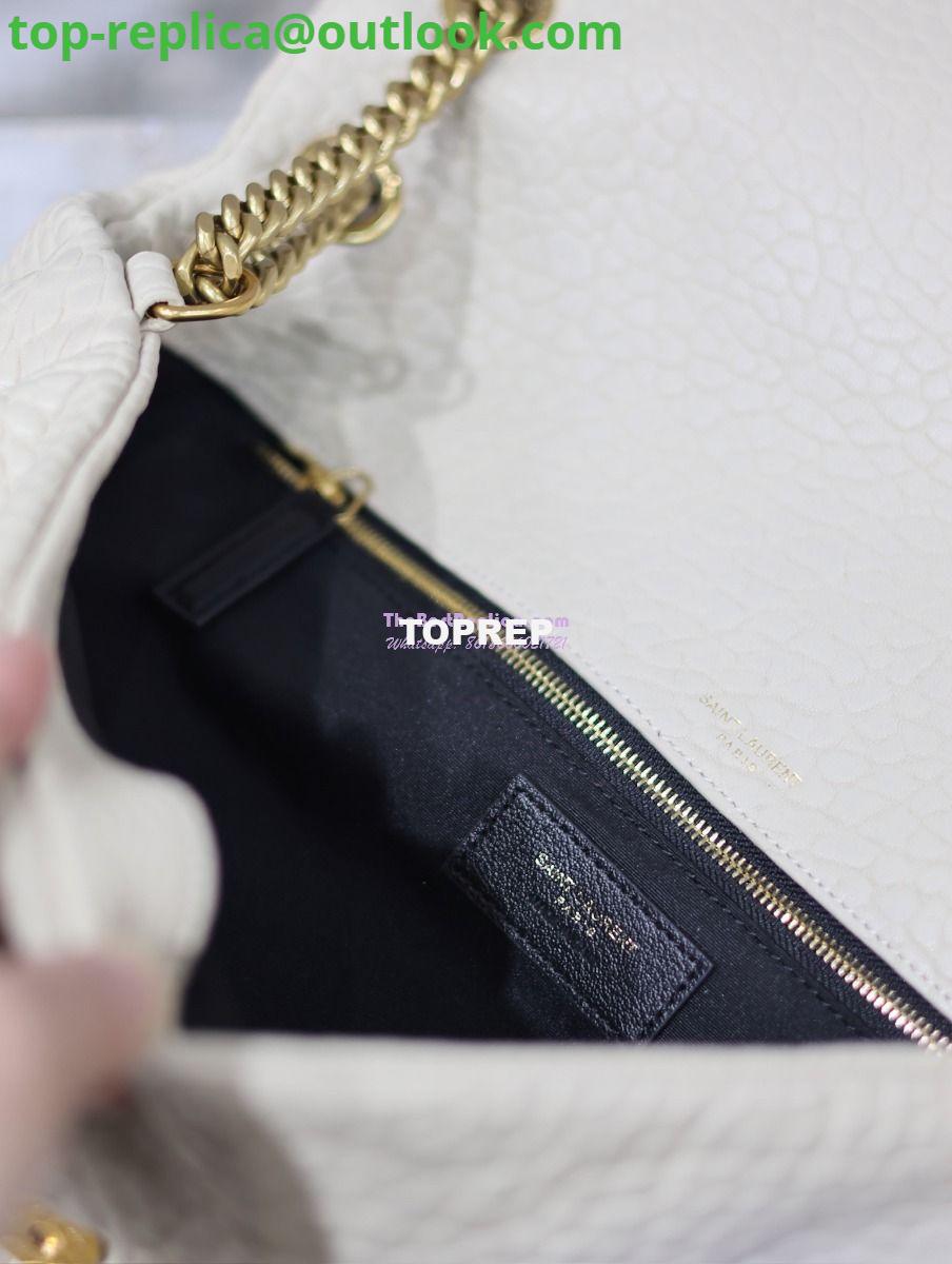 Replica Saint Laurent YSL Large Calypso In Grained Lambskin 777399 white 14 Replica Saint Laurent YSL Large Calypso In Grained Lambskin 777399 white 14