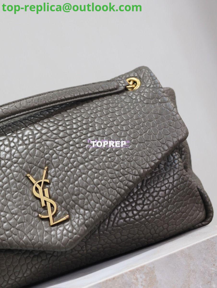 Replica Saint Laurent YSL Large Calypso In Grained Lambskin 777399 dark green 4 Replica Saint Laurent YSL Large Calypso In Grained Lambskin 777399 dark green 4