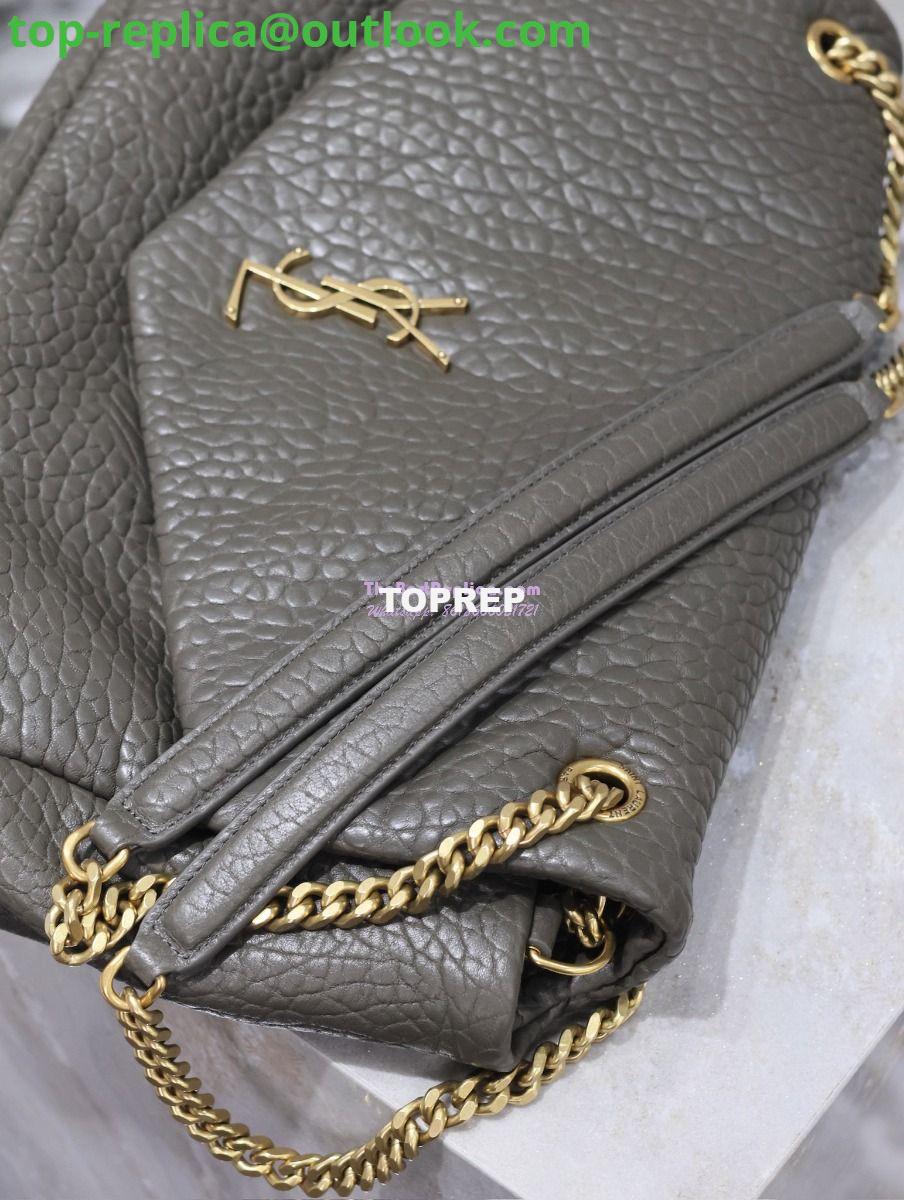 Replica Saint Laurent YSL Large Calypso In Grained Lambskin 777399 dark green 7 Replica Saint Laurent YSL Large Calypso In Grained Lambskin 777399 dark green 7
