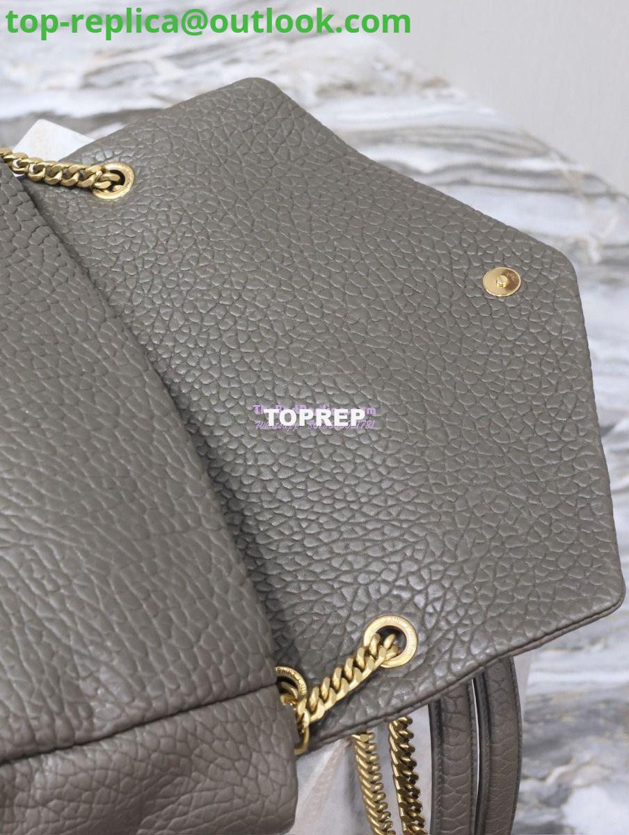 Replica Saint Laurent YSL Large Calypso In Grained Lambskin 777399 dark green 8 Replica Saint Laurent YSL Large Calypso In Grained Lambskin 777399 dark green 8