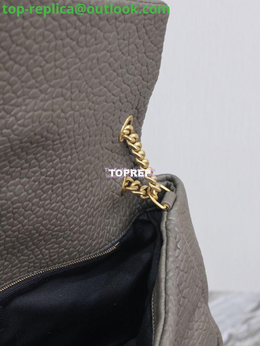 Replica Saint Laurent YSL Large Calypso In Grained Lambskin 777399 dark green 14 Replica Saint Laurent YSL Large Calypso In Grained Lambskin 777399 dark green 14