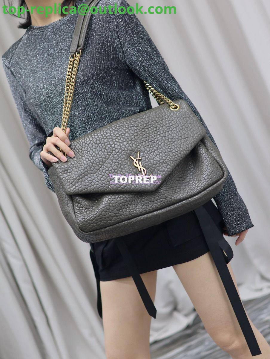 Replica Saint Laurent YSL Large Calypso In Grained Lambskin 777399 dark green 18 Replica Saint Laurent YSL Large Calypso In Grained Lambskin 777399 dark green 18