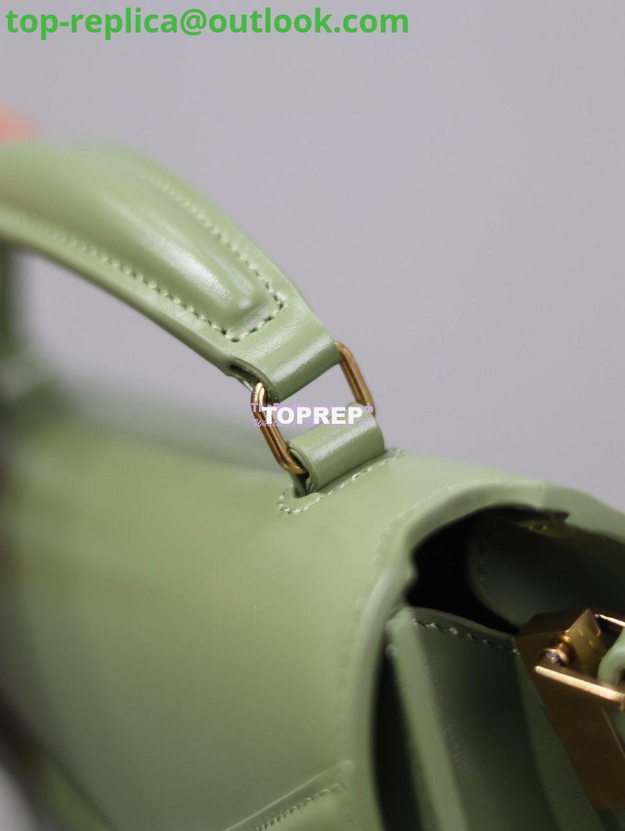 Replica YSL Saint Laurent Cassandra Mini Top Handle Bag In Smooth Shiny Leather 602716 Avocada 9 Replica YSL Saint Laurent Cassandra Mini Top Handle Bag In Smooth Shiny Leather 602716 Avocada 9