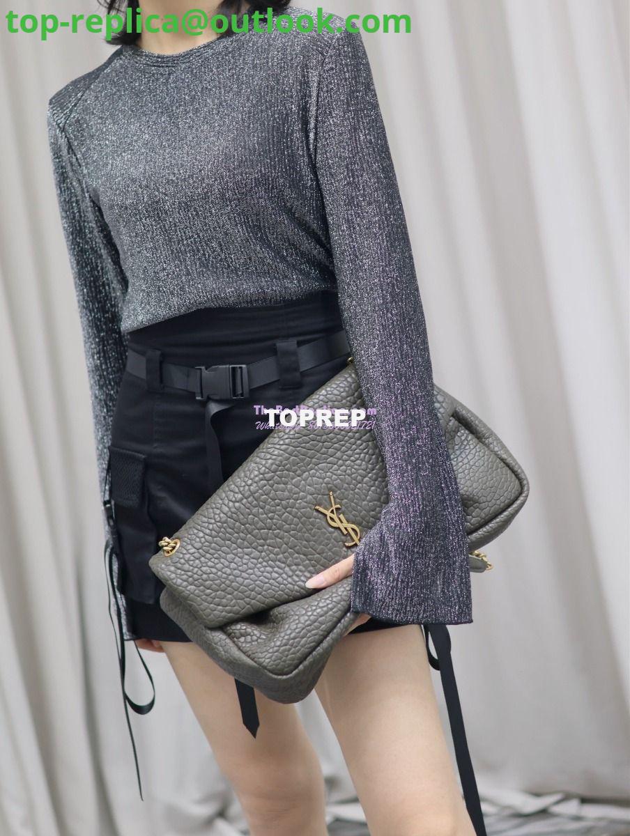 Replica Saint Laurent YSL Large Calypso In Grained Lambskin 777399 dark green 22 Replica Saint Laurent YSL Large Calypso In Grained Lambskin 777399 dark green 22