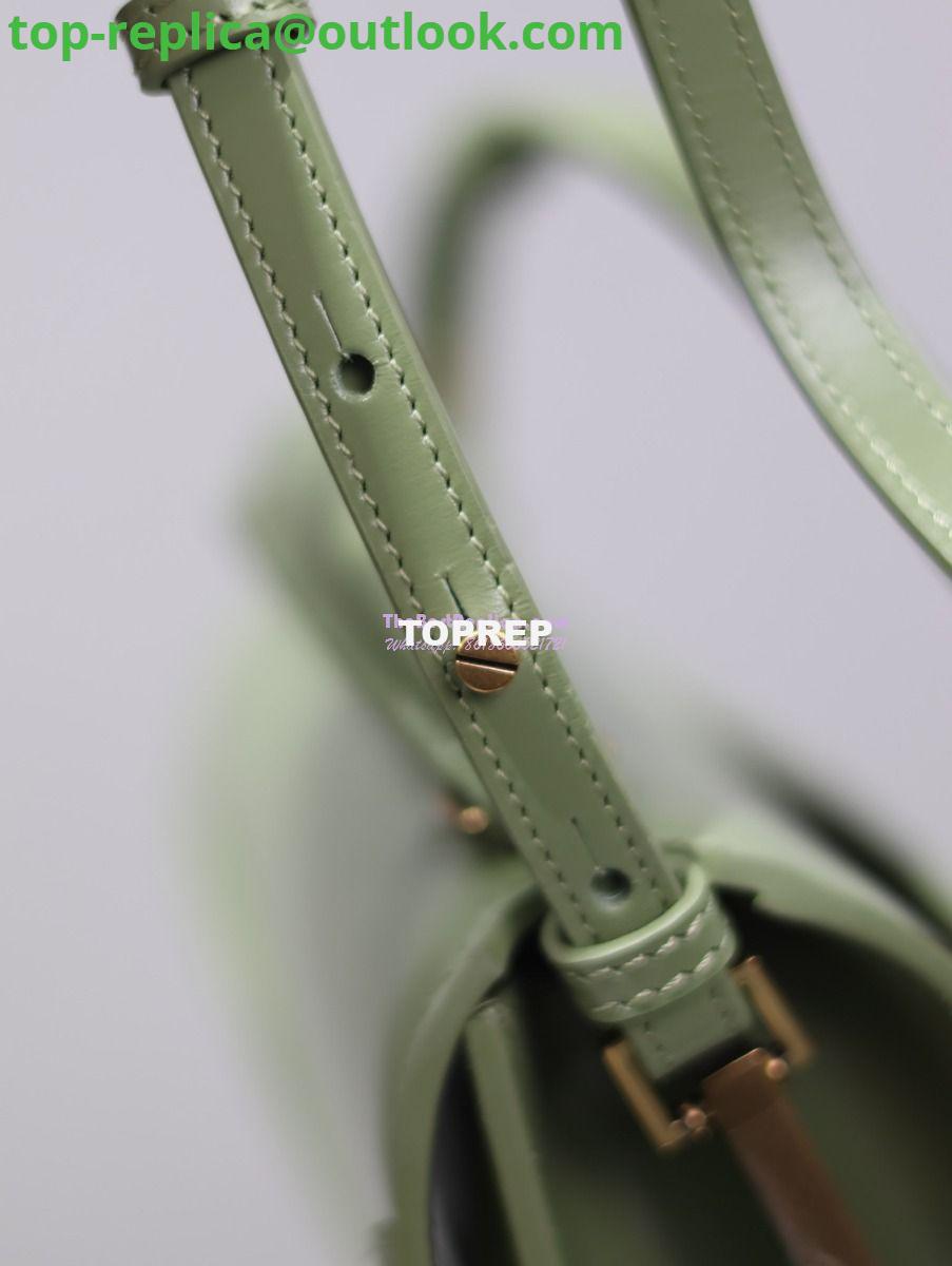 Replica YSL Saint Laurent Cassandra Mini Top Handle Bag In Smooth Shiny Leather 602716 Avocada 12 Replica YSL Saint Laurent Cassandra Mini Top Handle Bag In Smooth Shiny Leather 602716 Avocada 12