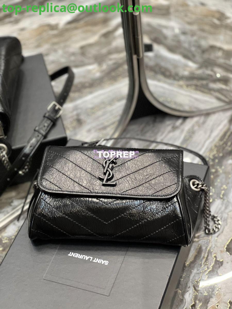 Replica YSL Saint Laurent Niki Body Bag In Crinkled Vintage Leather 577124 2 Replica YSL Saint Laurent Niki Body Bag In Crinkled Vintage Leather 577124 2