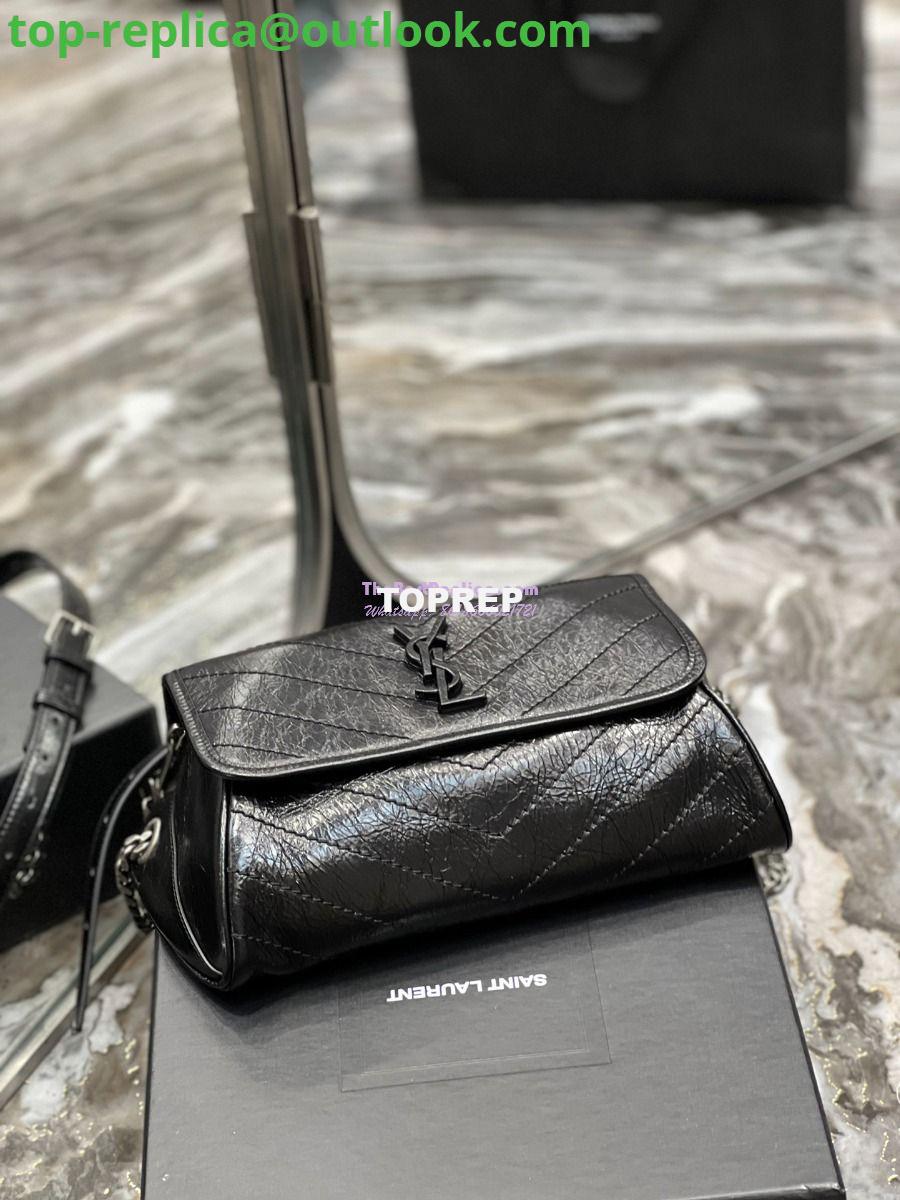 Replica YSL Saint Laurent Niki Body Bag In Crinkled Vintage Leather 577124 7 Replica YSL Saint Laurent Niki Body Bag In Crinkled Vintage Leather 577124 7
