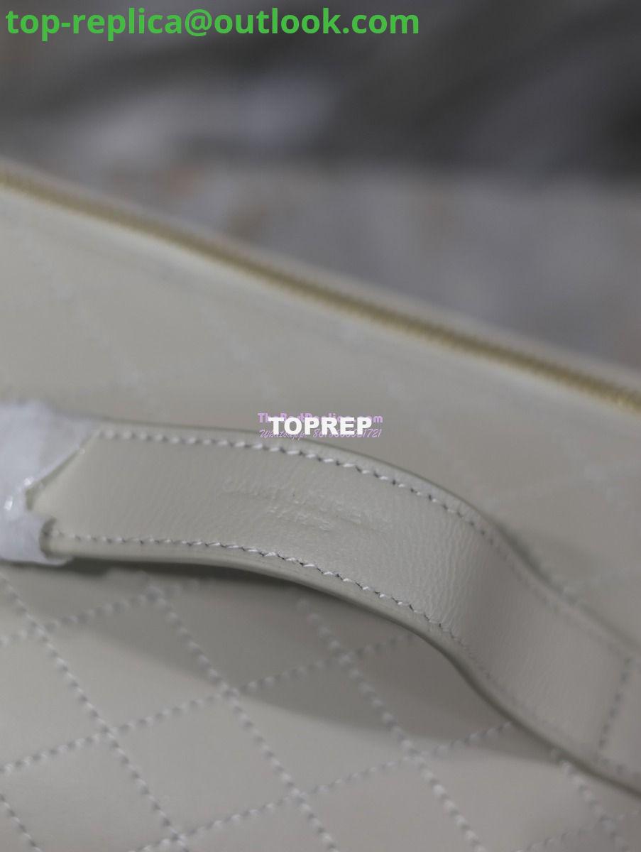 Replica Saint Laurent YSL Gaby Vanity Case In Quilted Lambskin 7531711 Blanc 8 Replica Saint Laurent YSL Gaby Vanity Case In Quilted Lambskin 7531711 Blanc 8