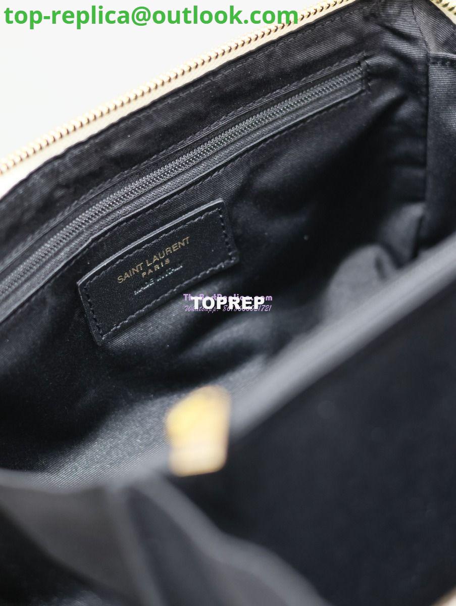 Replica Saint Laurent YSL Gaby Vanity Case In Quilted Lambskin 7531711 Blanc 11 Replica Saint Laurent YSL Gaby Vanity Case In Quilted Lambskin 7531711 Blanc 11