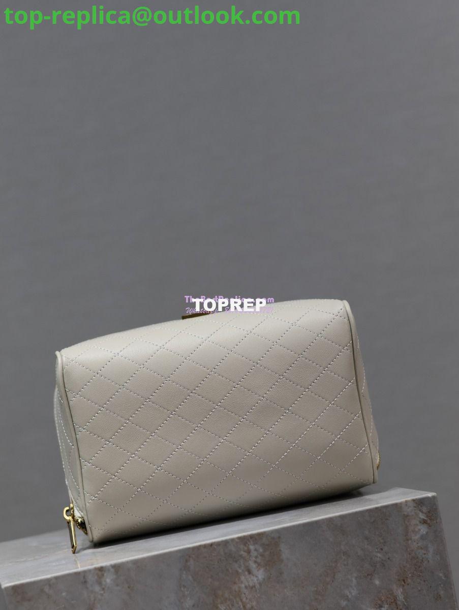 Replica Saint Laurent YSL Gaby Vanity Case In Quilted Lambskin 7531711 Blanc 14 Replica Saint Laurent YSL Gaby Vanity Case In Quilted Lambskin 7531711 Blanc 14