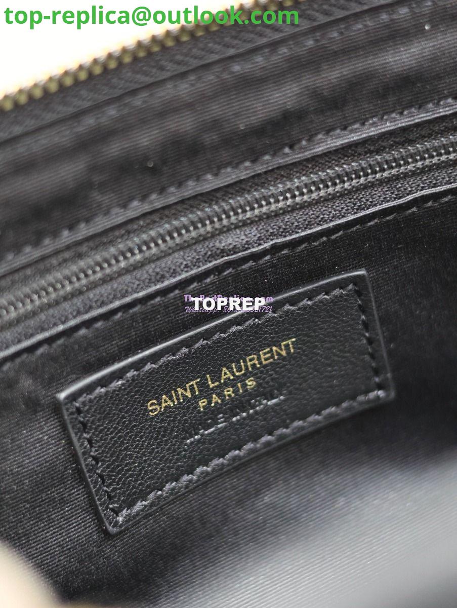 Replica Saint Laurent YSL Gaby Vanity Case In Quilted Lambskin 7531711 Black 13 Replica Saint Laurent YSL Gaby Vanity Case In Quilted Lambskin 7531711 Black 13