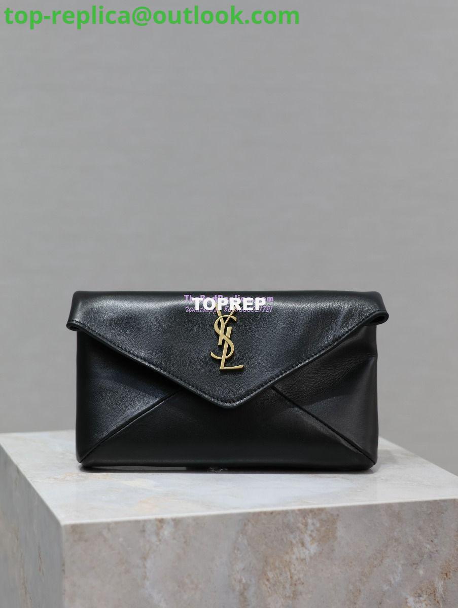Replica Saint Laurent YSL Cassandre Small Envelope Pouch In Lambskin 764931 Replica Saint Laurent YSL Cassandre Small Envelope Pouch In Lambskin 764931