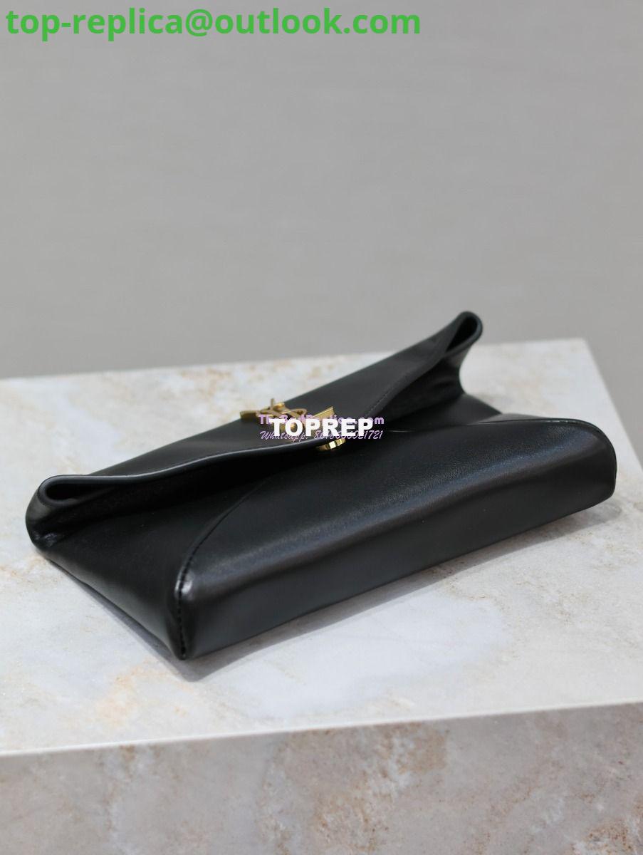 Replica Saint Laurent YSL Cassandre Small Envelope Pouch In Lambskin 764931 12 Replica Saint Laurent YSL Cassandre Small Envelope Pouch In Lambskin 764931 12