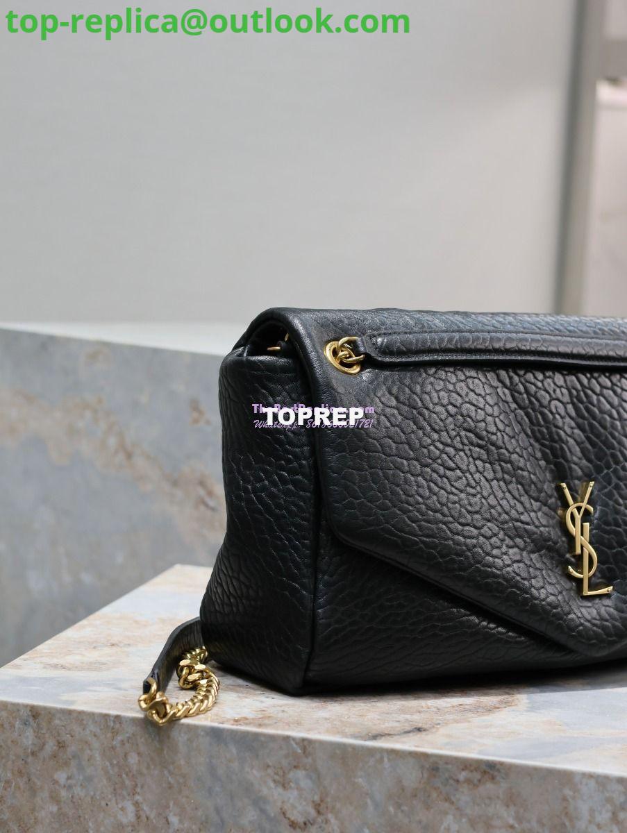 Replica Saint Laurent YSL Large Calypso In Grained Lambskin 777399 black 6 Replica Saint Laurent YSL Large Calypso In Grained Lambskin 777399 black 6