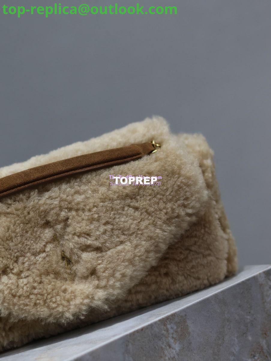 Replica Saint Laurent YSL Calypso In Shearling 734153 3 Replica Saint Laurent YSL Calypso In Shearling 734153 3