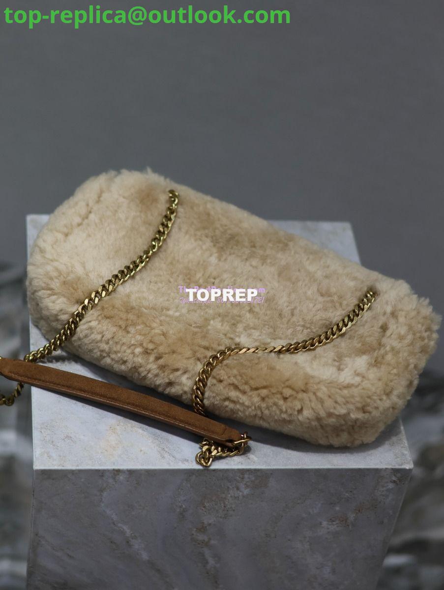 Replica Saint Laurent YSL Calypso In Shearling 734153 10 Replica Saint Laurent YSL Calypso In Shearling 734153 10