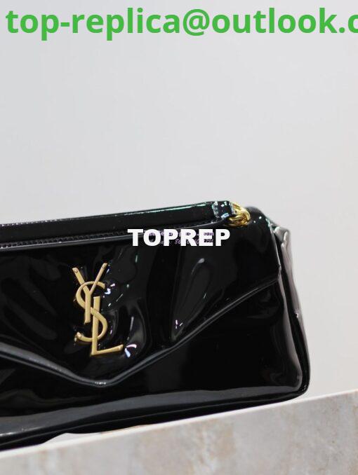 Replica Saint Laurent YSL Calypso In Patent Leather 734153 Black 4