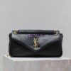 Replica Saint Laurent YSL Calypso In Patent Leather 734153 Black 14