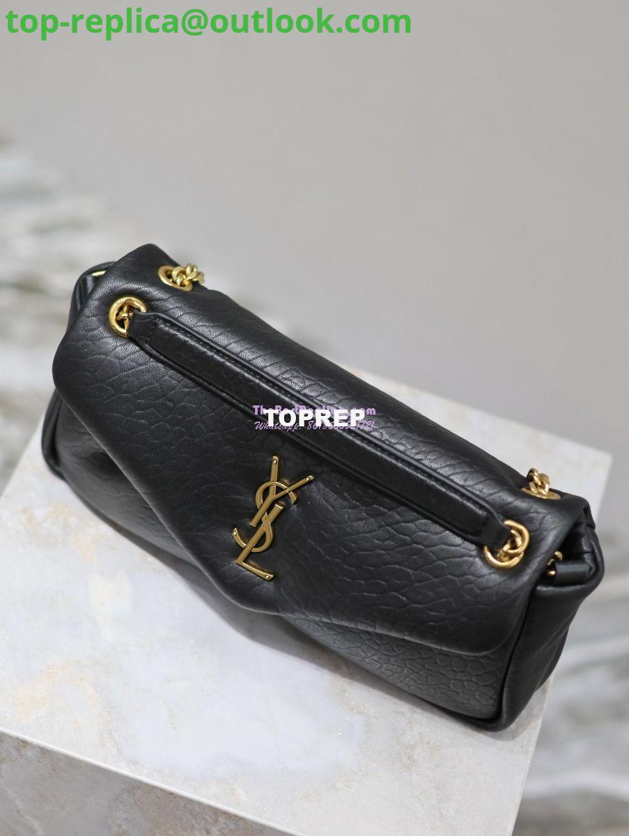 Replica Saint Laurent YSL Calypso In Grained Lambskin 734153 Black 3 Replica Saint Laurent YSL Calypso In Grained Lambskin 734153 Black 3