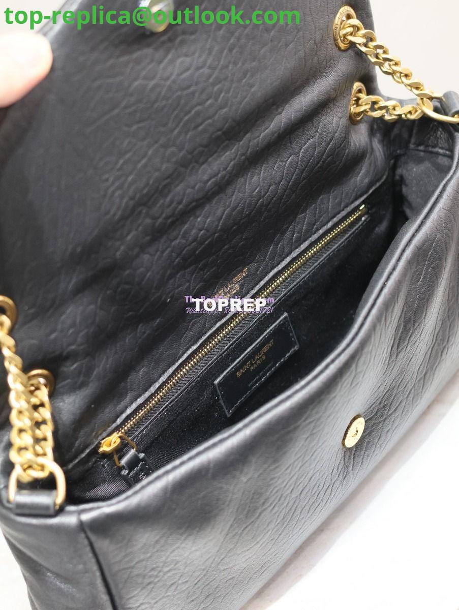 Replica Saint Laurent YSL Calypso In Grained Lambskin 734153 Black 11 Replica Saint Laurent YSL Calypso In Grained Lambskin 734153 Black 11