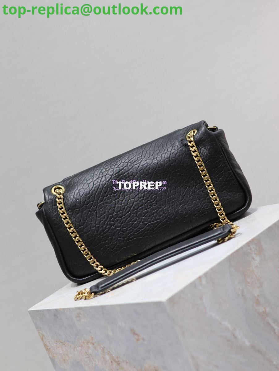 Replica Saint Laurent YSL Calypso In Grained Lambskin 734153 Black 13 Replica Saint Laurent YSL Calypso In Grained Lambskin 734153 Black 13