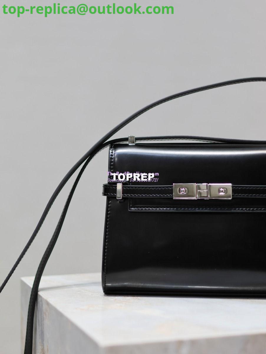 Replica Saint Laurent YSL Manhattan Small In Patent Leather with Silver Hardware 727766 2 Replica Saint Laurent YSL Manhattan Small In Patent Leather with Silver Hardware 727766 2