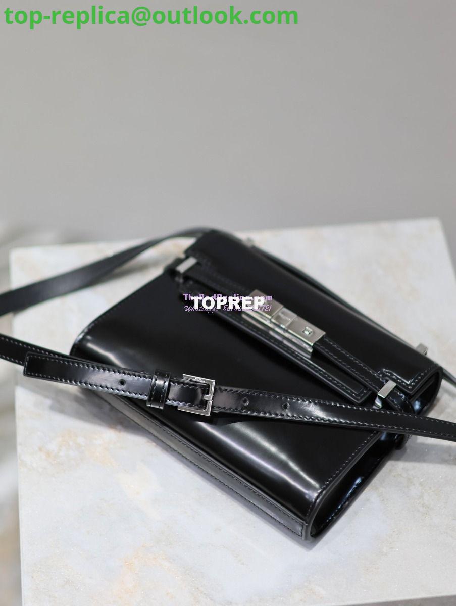 Replica Saint Laurent YSL Manhattan Small In Patent Leather with Silver Hardware 727766 3 Replica Saint Laurent YSL Manhattan Small In Patent Leather with Silver Hardware 727766 3
