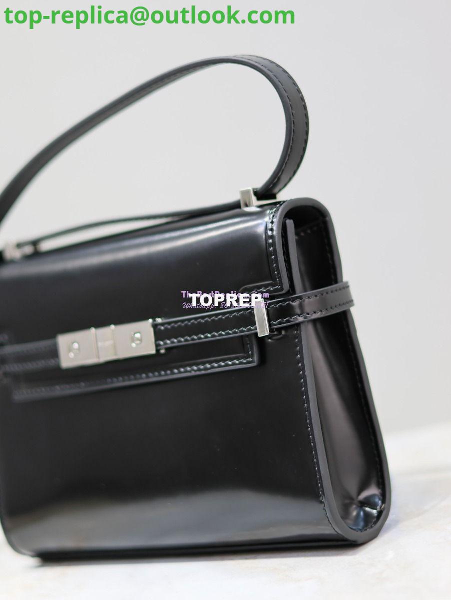 Replica Saint Laurent YSL Manhattan Small In Patent Leather with Silver Hardware 727766 4 Replica Saint Laurent YSL Manhattan Small In Patent Leather with Silver Hardware 727766 4