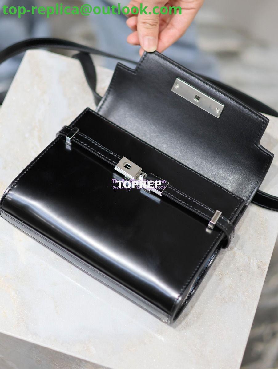 Replica Saint Laurent YSL Manhattan Small In Patent Leather with Silver Hardware 727766 9 Replica Saint Laurent YSL Manhattan Small In Patent Leather with Silver Hardware 727766 9