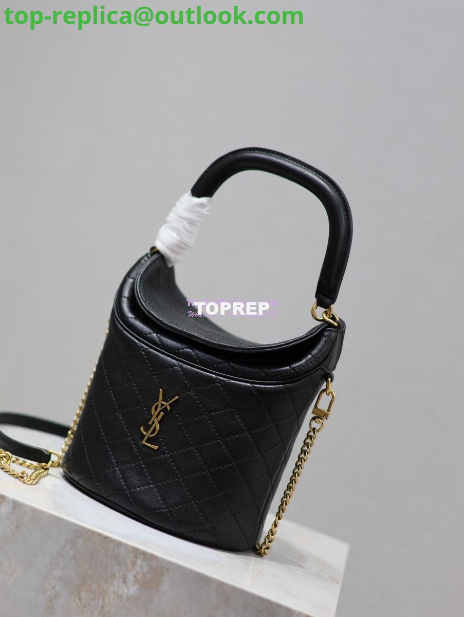 Replica Saint Laurent YSL Gaby Bucket Bag In Lambskin 7639611 2 Replica Saint Laurent YSL Gaby Bucket Bag In Lambskin 7639611 2