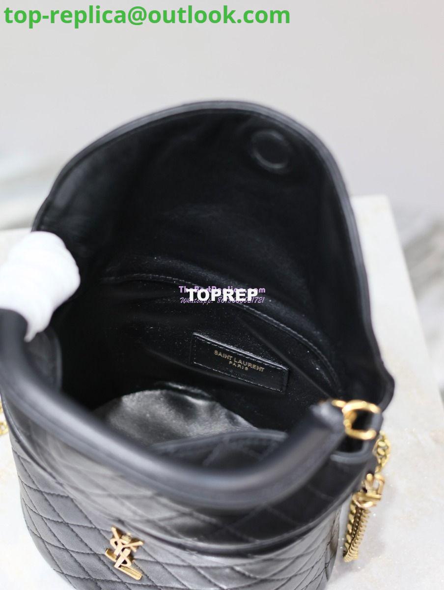 Replica Saint Laurent YSL Gaby Bucket Bag In Lambskin 7639611 7 Replica Saint Laurent YSL Gaby Bucket Bag In Lambskin 7639611 7