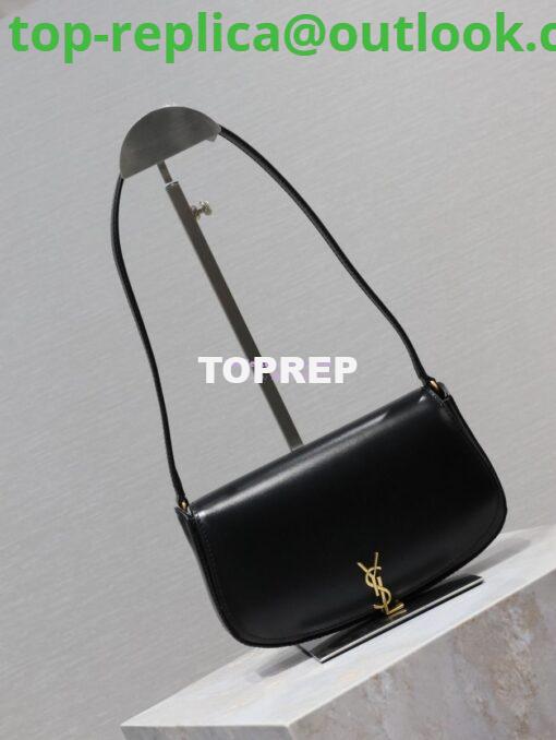 Replica Saint Laurent YSL Mini Voltaire In Box 7796420 Black 2