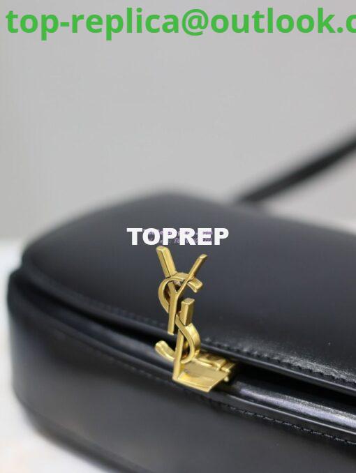 Replica Saint Laurent YSL Mini Voltaire In Box 7796420 Black 6