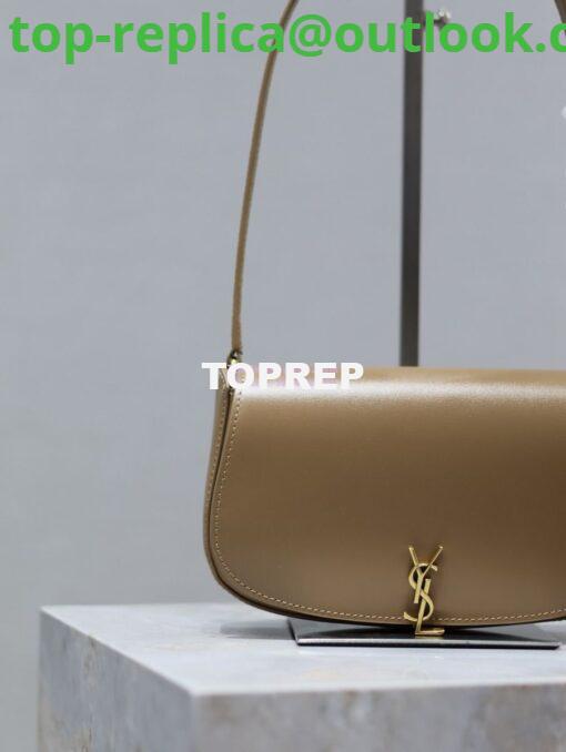 Replica Saint Laurent YSL Mini Voltaire In Box 7796420 Dark Cork 3