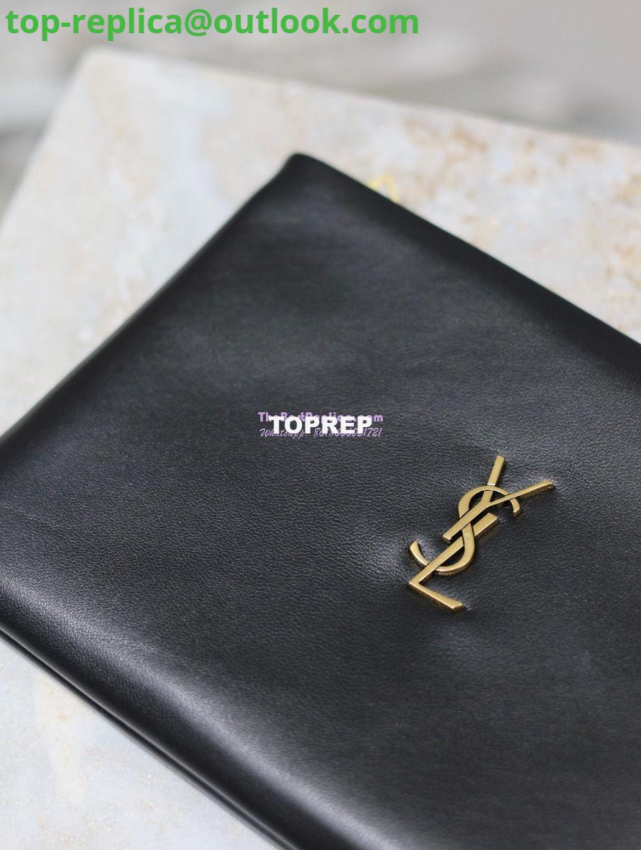 Replica Saint Laurent YSL Calypso Pouch In Lambskin S/L 765025 778943 Black 8 Replica Saint Laurent YSL Calypso Pouch In Lambskin S/L 765025 778943 Black 8
