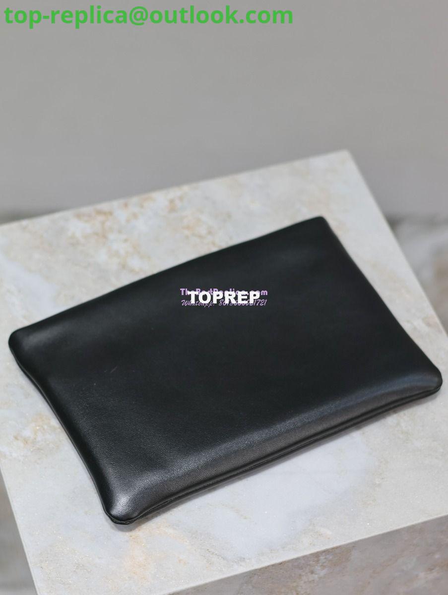 Replica Saint Laurent YSL Calypso Pouch In Lambskin S/L 765025 778943 Black 11 Replica Saint Laurent YSL Calypso Pouch In Lambskin S/L 765025 778943 Black 11