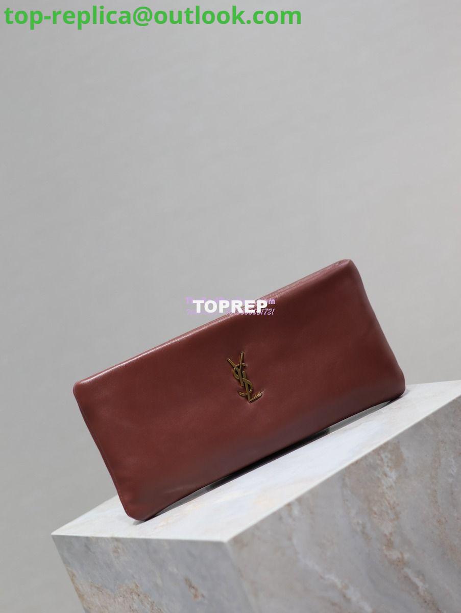 Replica Saint Laurent YSL Calypso Long Pouch In Lambskin 774062 Rouge Merlot 2 Replica Saint Laurent YSL Calypso Long Pouch In Lambskin 774062 Rouge Merlot 2