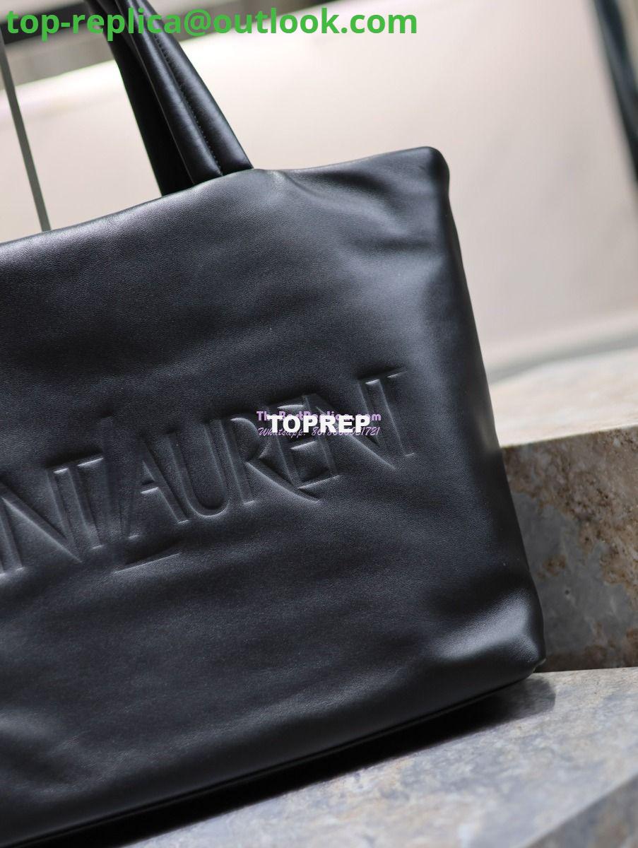 Replica Saint Laurent YSL Tote In Nappa Lambskin 756269 Black 3 Replica Saint Laurent YSL Tote In Nappa Lambskin 756269 Black 3